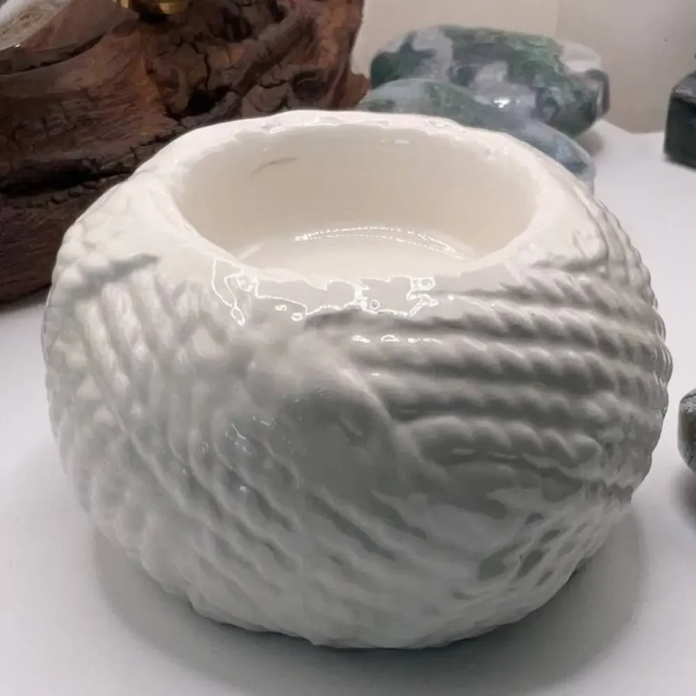 Ceramic Candle Or Crystal Sphere Holder/Stand
